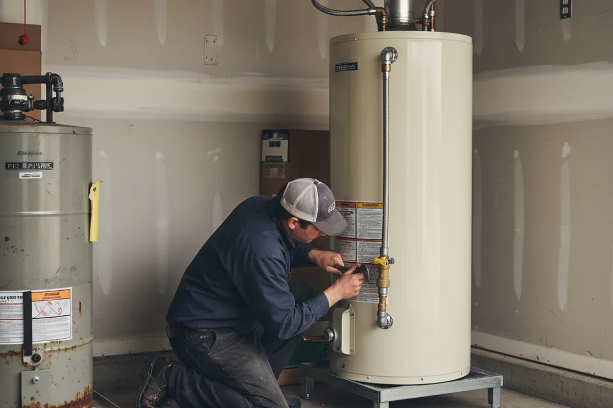 Water heater and shutoff valve replacement in Manitou Springs